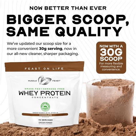 Snapklik.com : Muscle Feast Grass-Fed Whey Protein Concentrate Powder