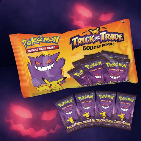 3 Bag Lot Pokemon Trick Or Trade Halloween Booster Bundles 120 Minipack