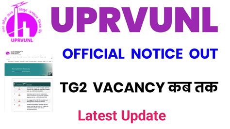 Uprvunl Tg New Vacancy Uprvunl Tg New Recruitment Update