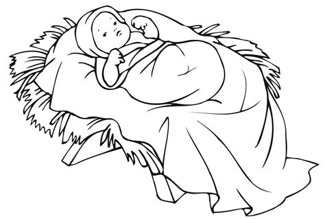 Baby Jesus Coloring Pages Best Coloring Pages For Kids