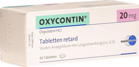 Oxycontin Retard Tabletten Mg St Ck In Der Adler Apotheke