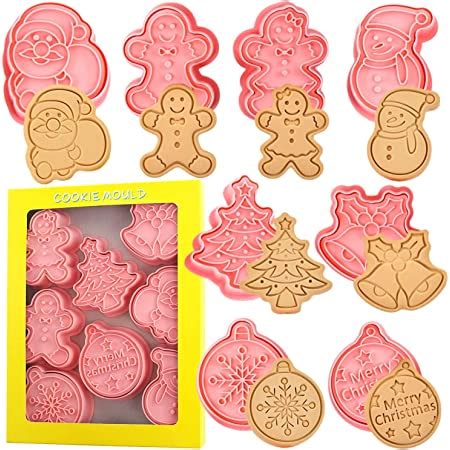 Keepaty Christmas Cookie Cutters Set Of Christmas Xmas Biscuit