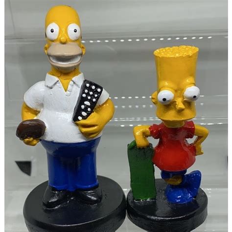 Boneco The Simpsons Resina Bart Homer Shopee Brasil