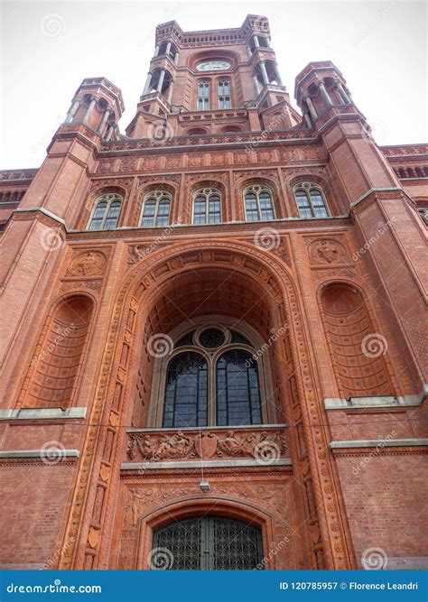 Tower Of The Red Town Hall In Berlin In Germany Editorial Photography