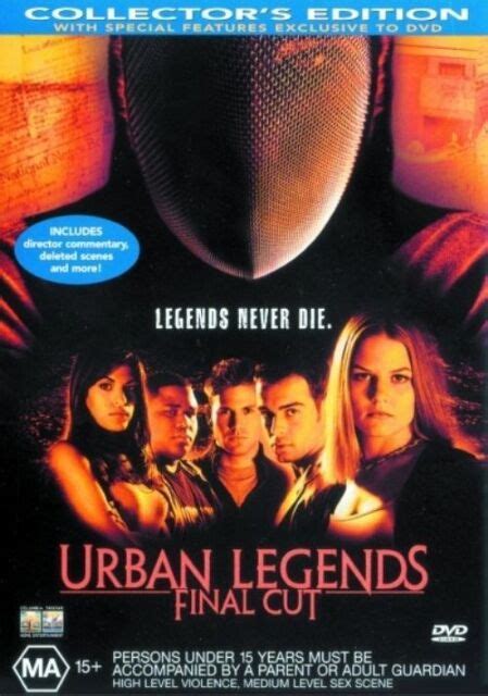 Urban Legends Final Cut Dvd 2002 For Sale Online Ebay