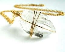 Popular items for raw quartz jewelry on Etsy