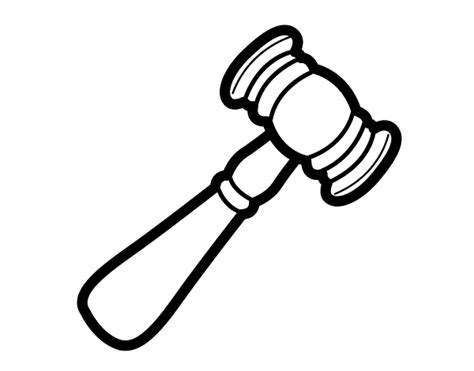 Gavel Coloring Pages