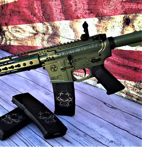 556 X 45 Green Zombie Hunter Ar 15 Rifle 556 Green Zombi