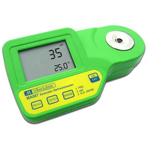 Milwaukee MA887 MA887 Digital Refractometer For Seawater Measurements