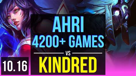 Ahri Vs Kindred Mid M Mastery Points Games Rank Ahri