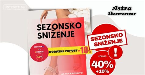 Astra Borovo Sezonsko Sni Enje Ustedite Ba