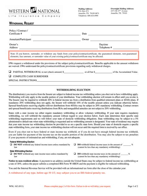 Aig Annuity Withdrawal Form - Fill Online, Printable, Fillable, Blank ...