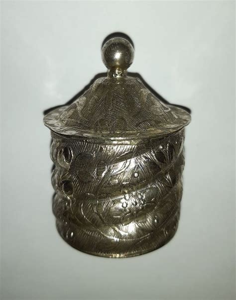 Antike Kleine Dose Silber Pillendose Jugendstil D Schen Kaufen