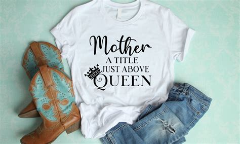 Mother A Title Just Above Queen Svg Boss Mom Svg Mothers Etsy