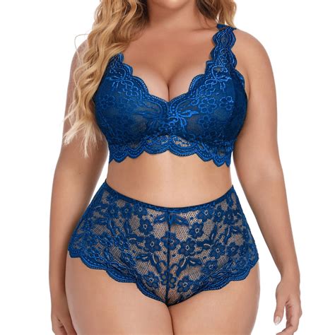 Rigardu Women S Lingerie Set Plus Size Lingerie V Neck High Waist