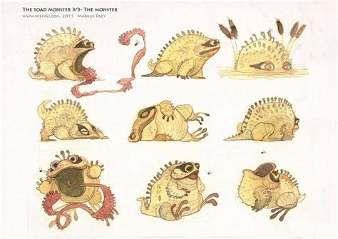 The toad monster 3 of 3 by Vaejoun on DeviantArt | Creature design ...