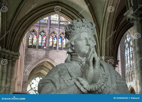 Tomb of King Louis XVI, in Basilica of Saint-Denis Editorial Image ...