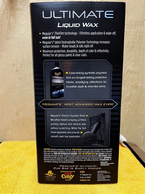 Meguiars G Ultimate Liquid Wax Car Accessories Accessories On