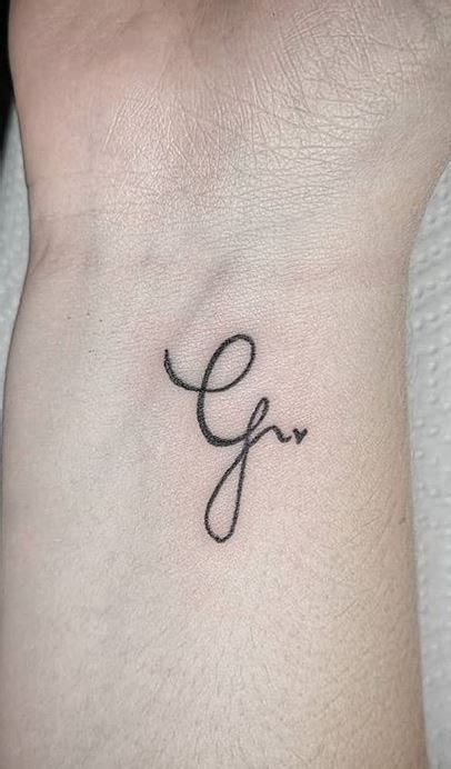 G Tattoo Letter G Tattoo Initial Tattoo