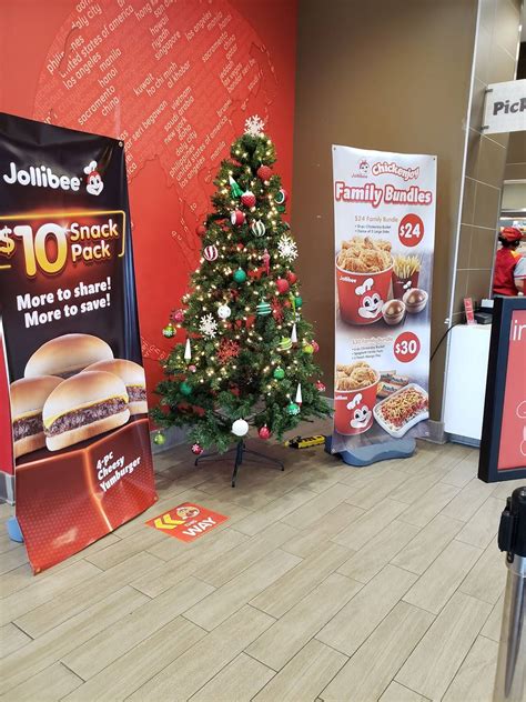 Menu At Jollibee Fast Food Jacksonville Atlantic Blvd