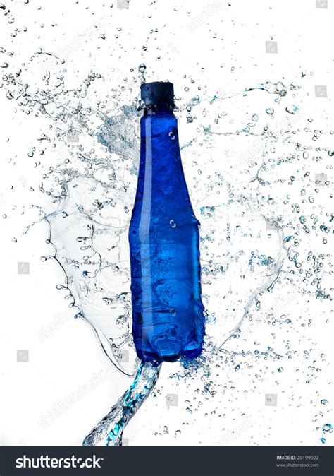 Bottle Pure Water Splash Around It Stock Photo 20199922 Shutterstock