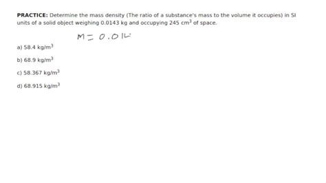 Si Units Volume