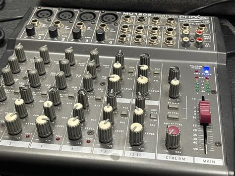 Phonic MU1202 compact Audio Mixer 12 channel, Audio, Other Audio ...