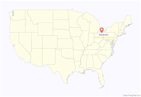 map  painesville city thong thai real