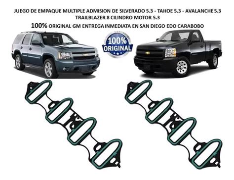 Empacadura Multiple Admisión Silverado Tahoe Original Gm MercadoLibre