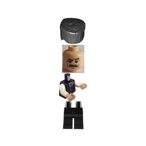 Lego J Jonah Jameson With Black Vest And Flat Top Hair Minifigure