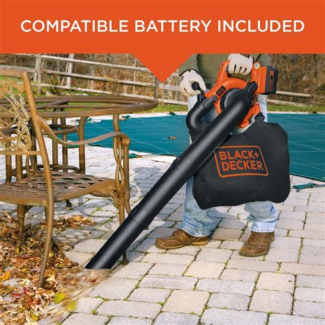 Blackdecker 40v Max Leaf Blowerleaf Vacuum Kit Cordless Lswv36 Ebay