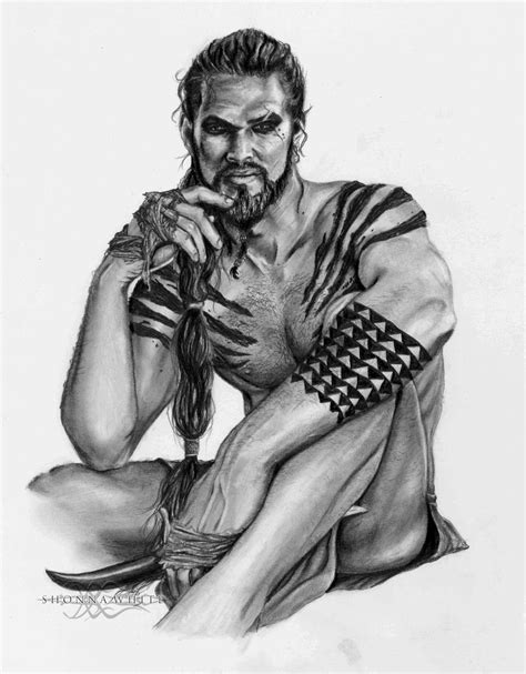 Khal Drogo Game Of Thrones Jason Momoa By Shonnawhite On Deviantart