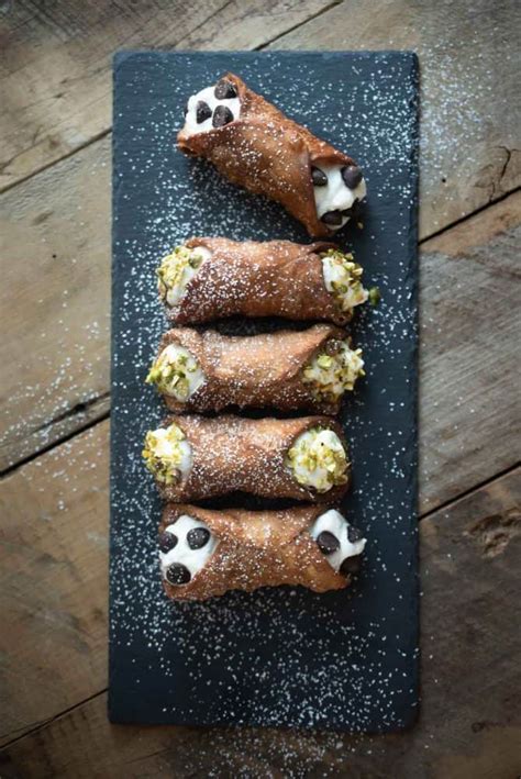 Traditional Sicilian Cannoli - Culinary Ginger