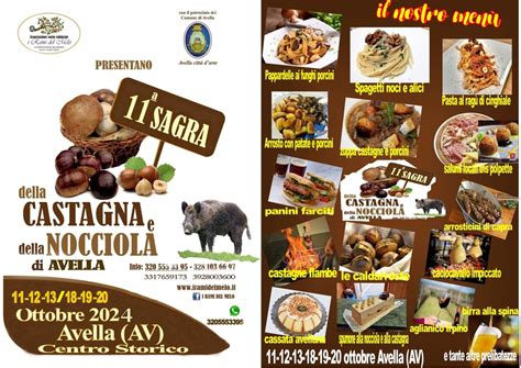 11 Edizione Della Sagra Della Castagna E Nocciola Di Avella Eventi E