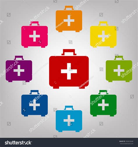 First Aid Box Vector Sign Icons Stock Vector Royalty Free