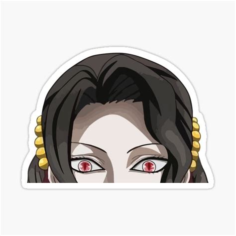 Muzan Kibutsuji Female Disguise Demon Peeker Sticker For Sale By