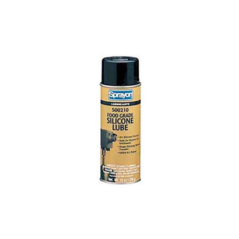 Sprayon Lu Food Grade Silicone Lubricant Oz Aerosol Can