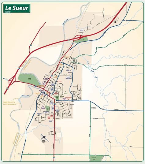 Le Sueur Minnesota Map Dorree Kassandra