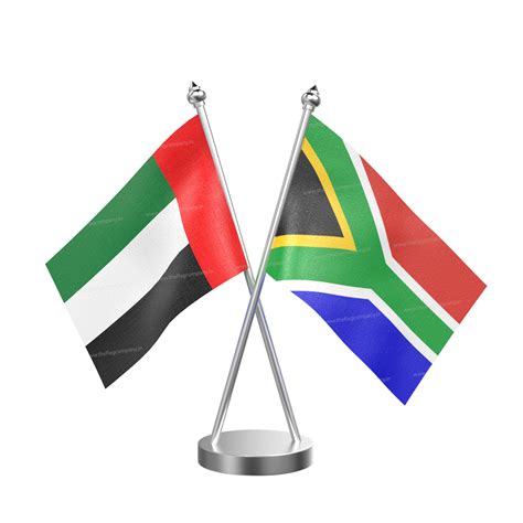 South Sudan Cross Table Flag Stainless Steel Seher Flags