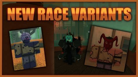 All New Halloween Race Variants In Deepwoken Youtube