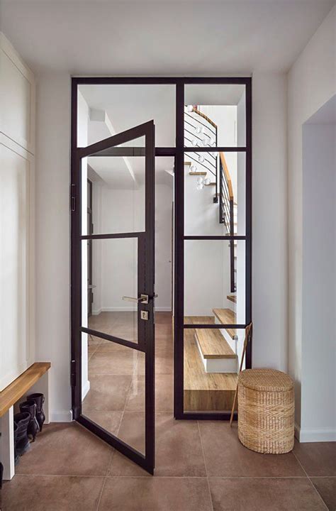 Glass doors with metal frames - kobo building