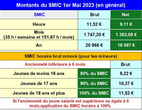 Le Salaire Minimum De Croissance Smic Info Handicap