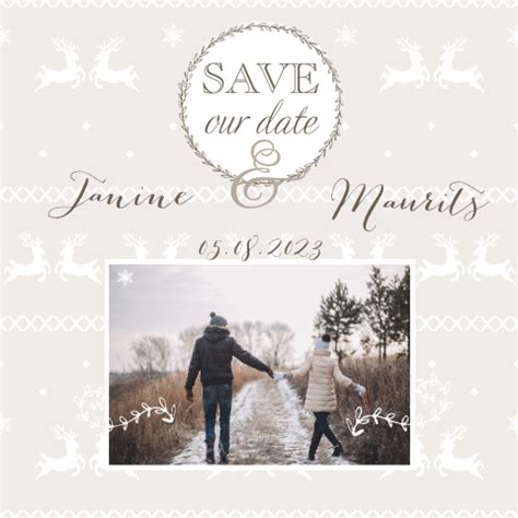 Kerst Save The Date Kaarten