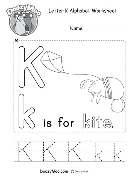 Letter K Printable Worksheets