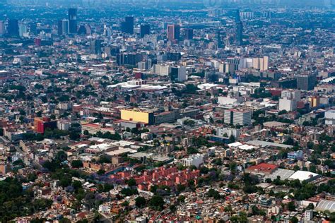 Mexico City Aerial View Cityscape Panorama Stock Photo At Vecteezy