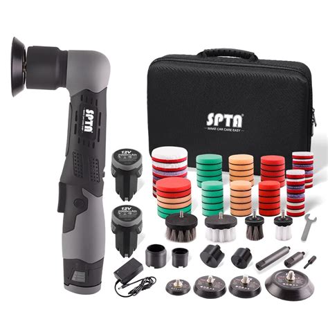 SPTA Cordless Mini Polisher, 12V Cordless Multi Polisher, Micro ...