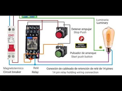 Conexi N Cableado De Retensi N De Rel De Pines Youtube