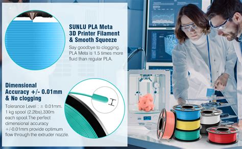 Sunlu Meta Pla Filamento Mm Neatly Wound Pla Meta Filamento