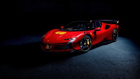 red wallpaper  ferrari sf xx spider