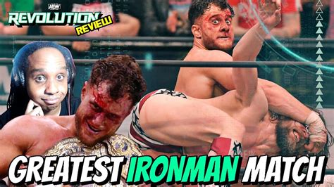 Aew Revolution Review Bryan Danielson Vs Mjf Ironman Classic